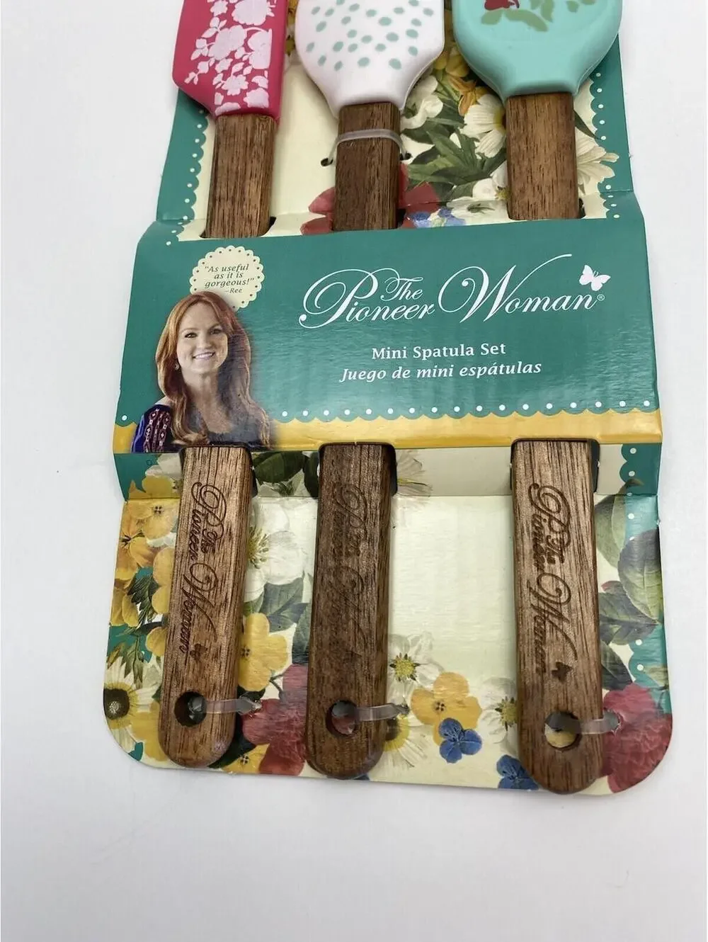 the pioneer woman mini spatula set new 3pc set